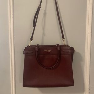 Kate Spade Burgundy/Maroon Professional Bag/Purse